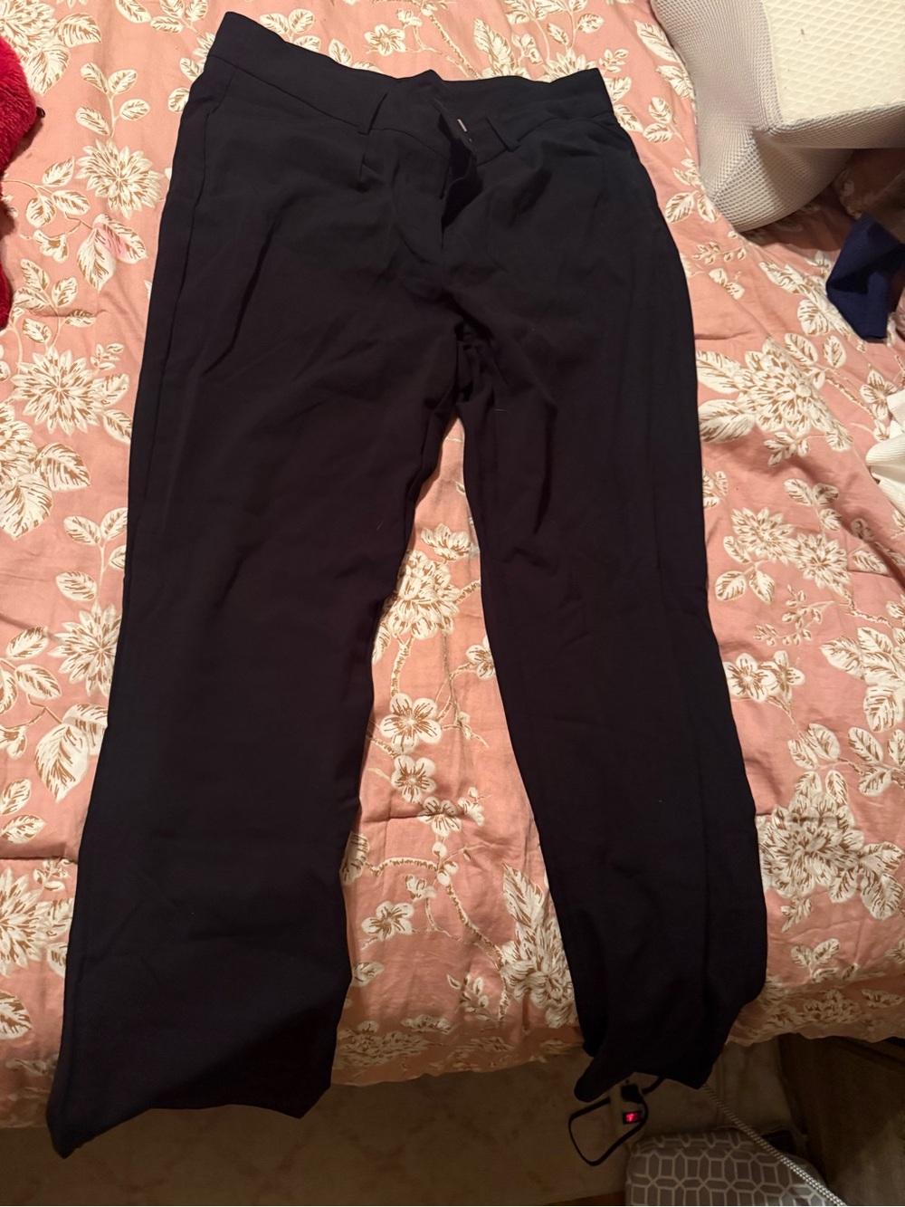 Fashion Nova Women's Black Dress Pants - Tailored Straight Leg